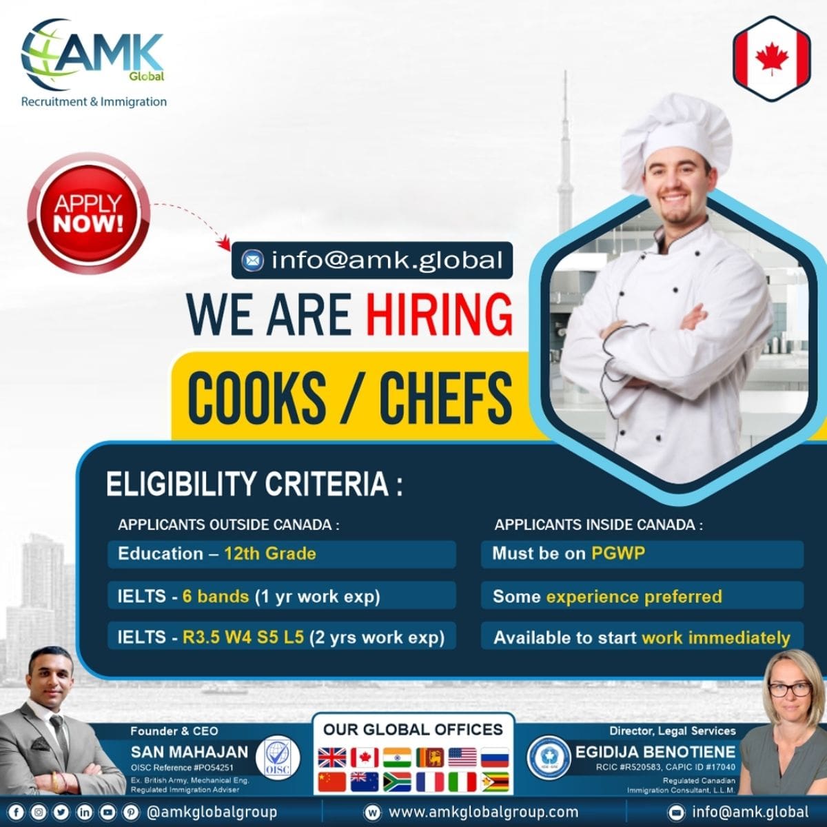 Cooks/Chefs – Apply Now | My Business